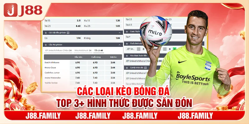 Các loại kèo bóng đá phổ biến được nhiều người chọn