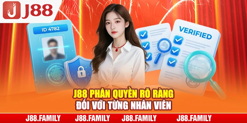 J88 phân quyền rõ ràng đối với từng nhân viên