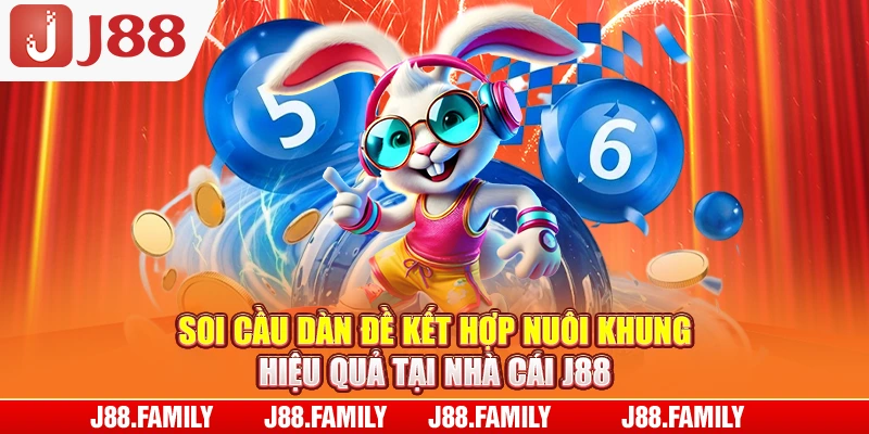 Soi cầu dàn đề kết hợp nuôi khung hiệu quả tại nhà cái J88