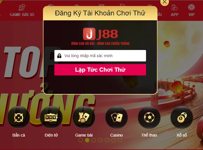 Link vào J88 chính thức sẽ có phần chơi thử để trải nghiệm